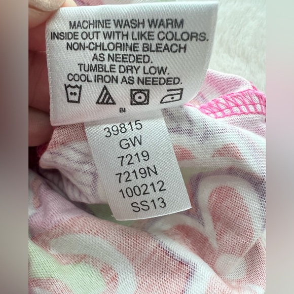 Hanna Anderson Floral Pattern Two Tiered Ruffle Skorts Size - Picture 6 of 8